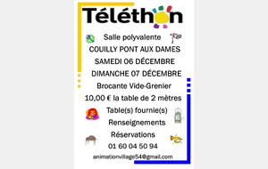 Brocante du Téléthon