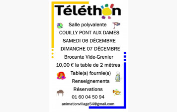 Brocante du Téléthon